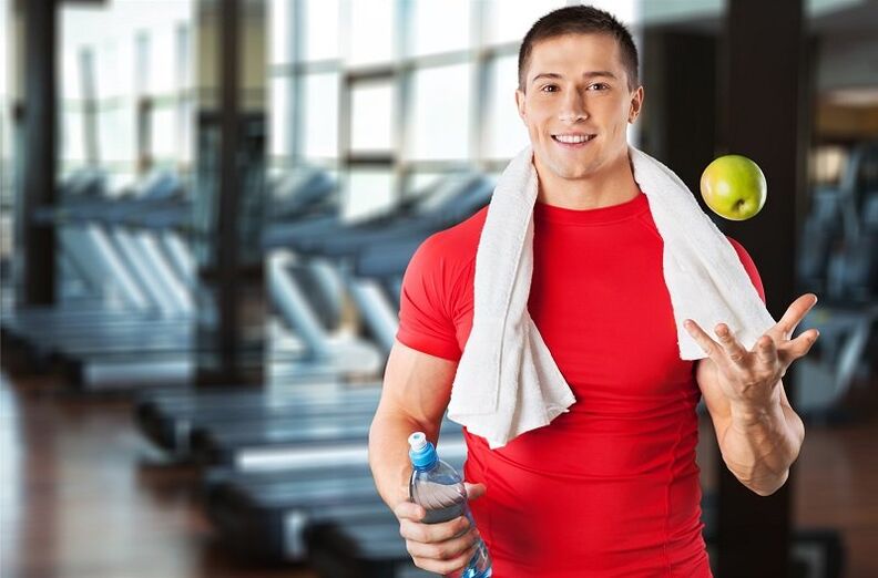 Moderate exercise and proper nutrition - prevention of varicose veins in men