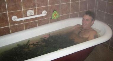 Therapeutic baths for varicose veins
